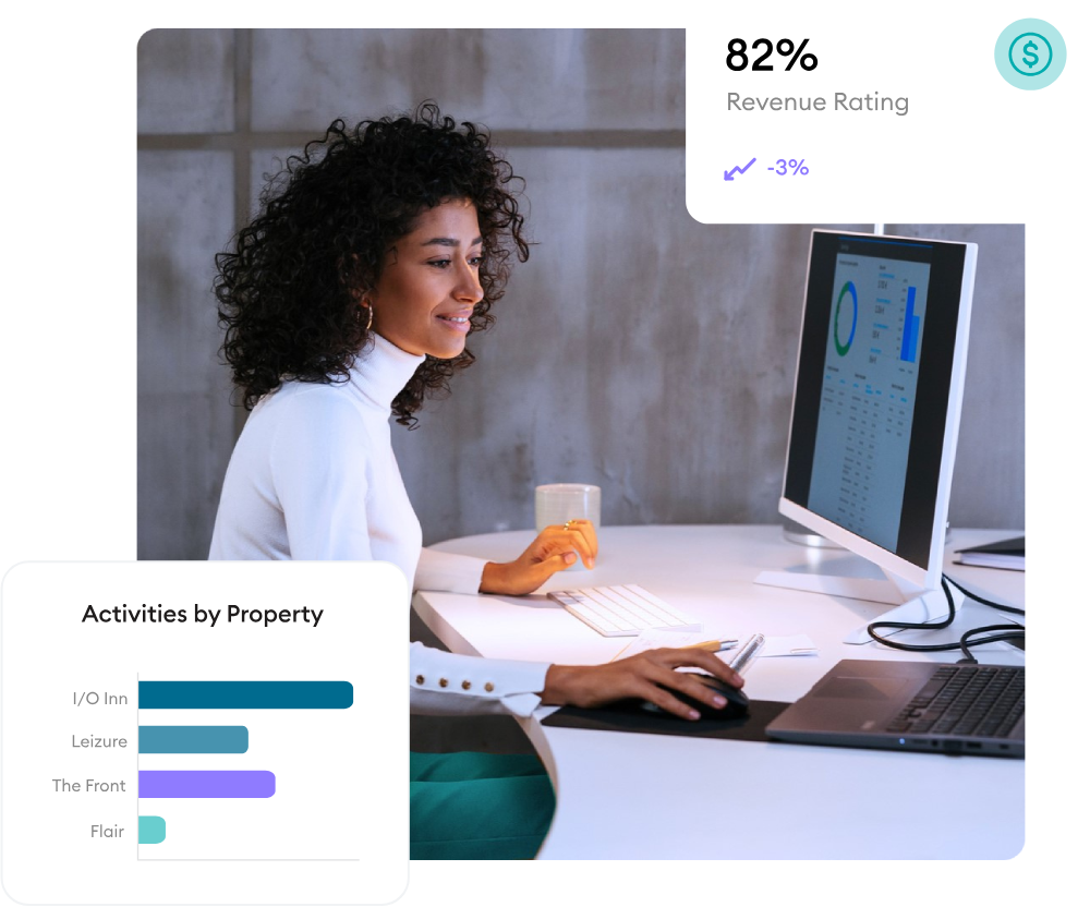 revenue rating data graphics